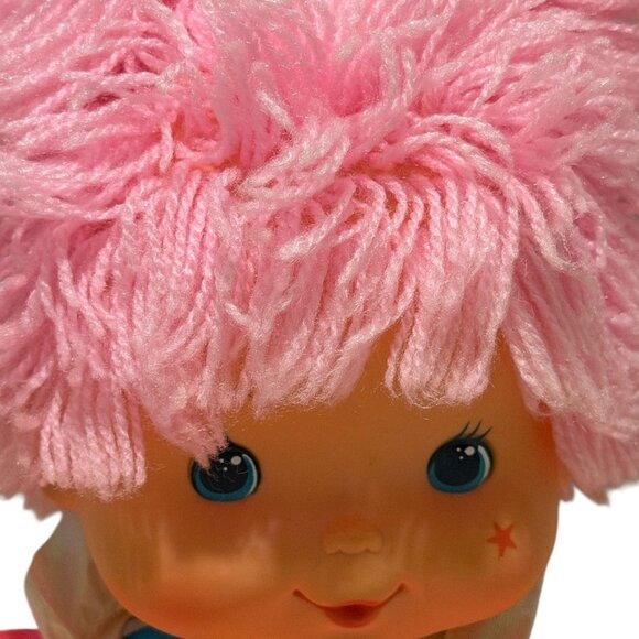 1983 Hallmark Mattel Rainbow Brite Doll Pink Yarn Hair Toy - Picture 2 of 8